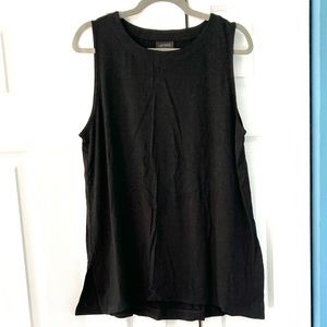 J.Jill Wearever Elliptical Long Tank in black L